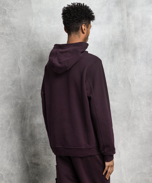 Stone Island Фиолетовые худи с логотипом 791561720 изображение 4