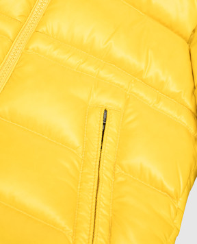 Moncler ENFANT Дитячий жовтий пуховик Dalles 1A0008368950810