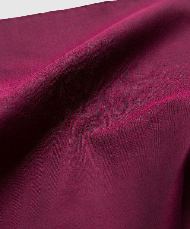 Stefano Ricci Children's burgundy scarf-pache YFZ25COL1929 image 2