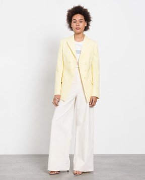 Stella McCartney Жовтий жакет із вовни 604139SSA36