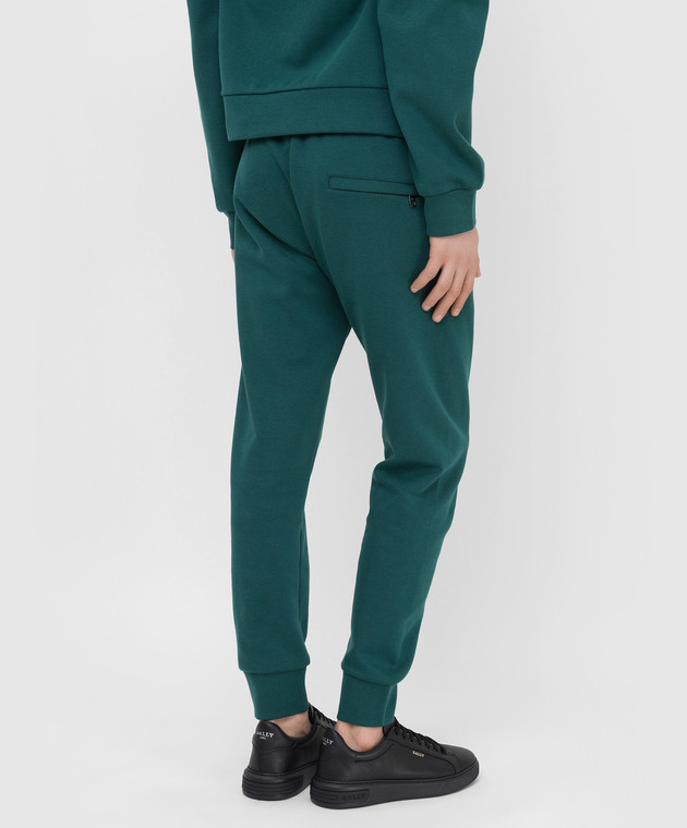 Dolce&Gabbana Зелені джоггери з вишивкою GWJVAZHU7IE зображення 4