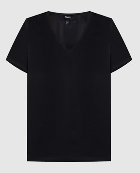 Theory Черная блуза из шелка N1102507