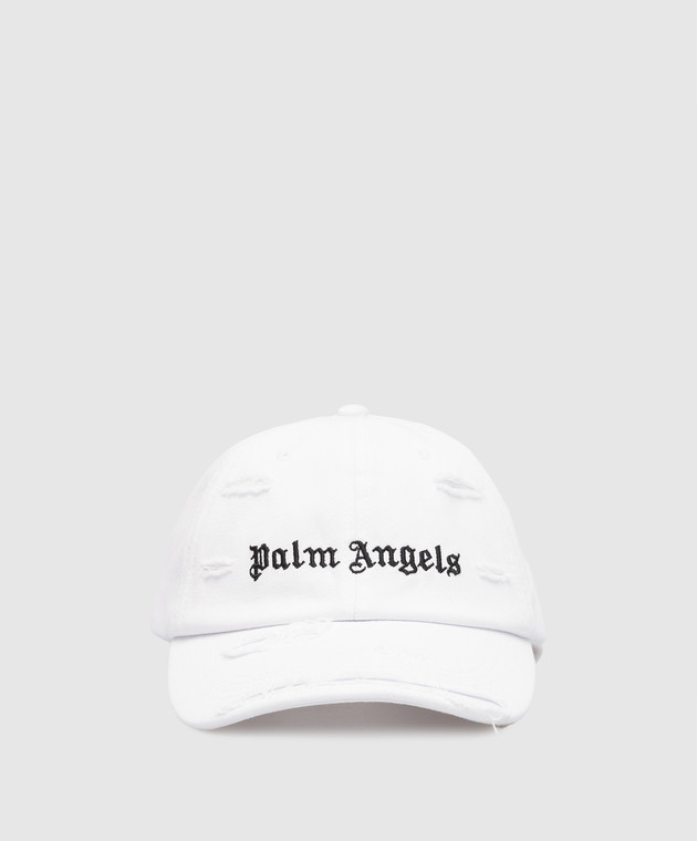 Palm Angels - Riper Logo cap in white with logo embroidery ...