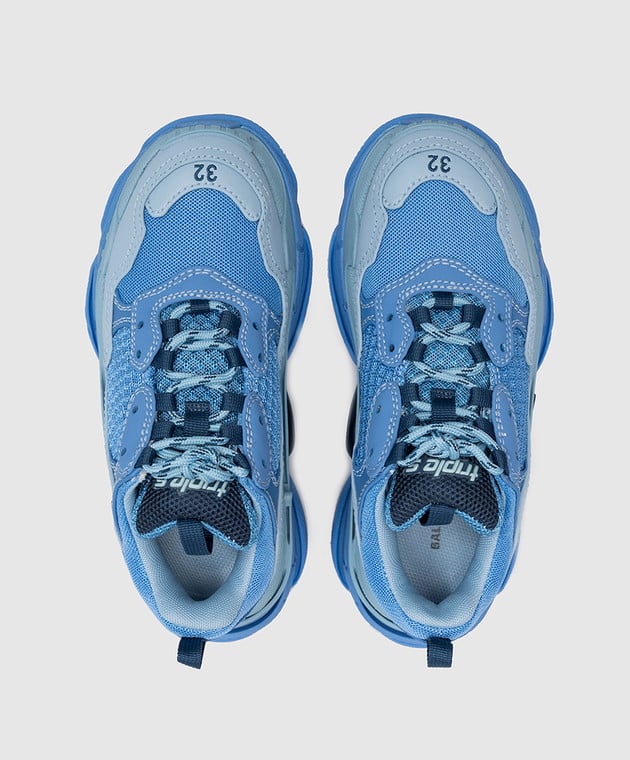 Balenciaga Triple S baby blue sneakers 654251W2FW4 image 4