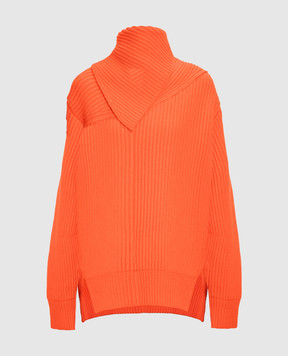 Jil Sander Оранжевый свитер из шерсти J02GP0137J14511
