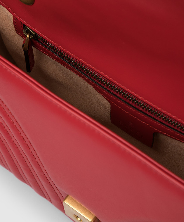 Gucci Красная кожаная сумка 
