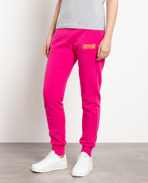 Versace Jeans Couture Рожеві джогери з логотипом 74HAAT03CF01O