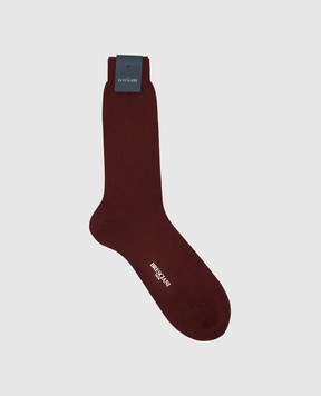 Bresciani Бордові шкарпетки MC001UN0006XX