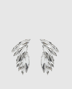 Ellen Conde Silver earrings with crystals F30