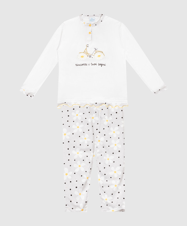 RiminiVeste Gray printed Gary pajamas for children P30009