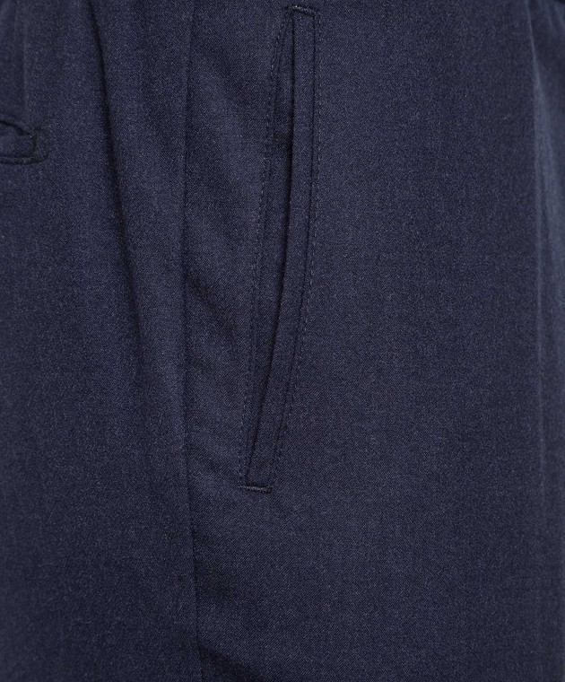 Marco Pescarolo Сині штани з кашеміру CHIAIAM4643 зображення 5