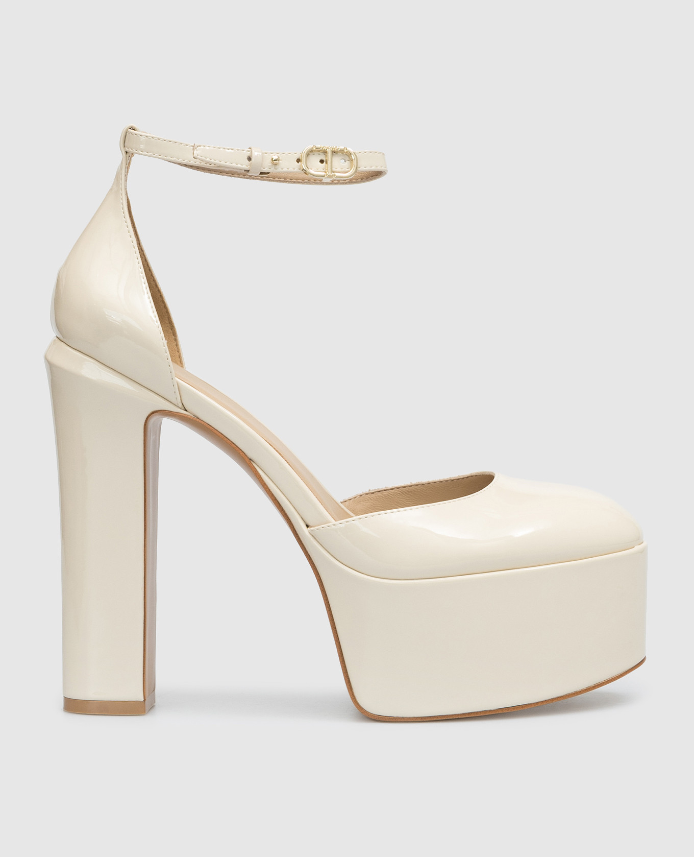 

Бежевые лакированные туфли, Бежевый, Туфли