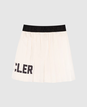 Moncler ENFANT Детская юбка-плиссе с принтом логотипа 2D0000159632810