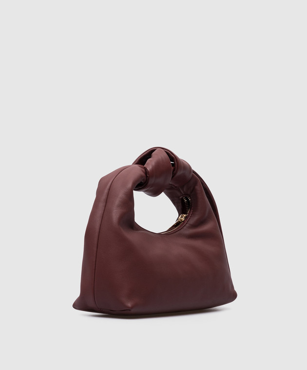 Anine Bing Grace burgundy leather hobo bag A132210610 buy with