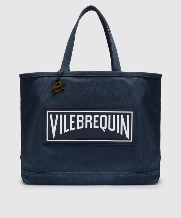 Vilebrequin Blue beach bag with Britbag logo BRGU3100