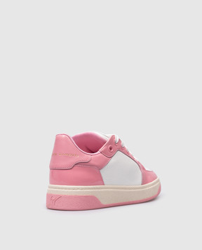 Giuseppe Zanotti Рожеві шкіряні кросівки Arena RS40006
