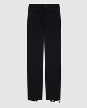 Balenciaga Чорні джинси з поріхами 751110TNW11