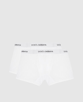 Dolce&Gabbana Детский набор белых трусиков-боксеров L4J701G7OCT