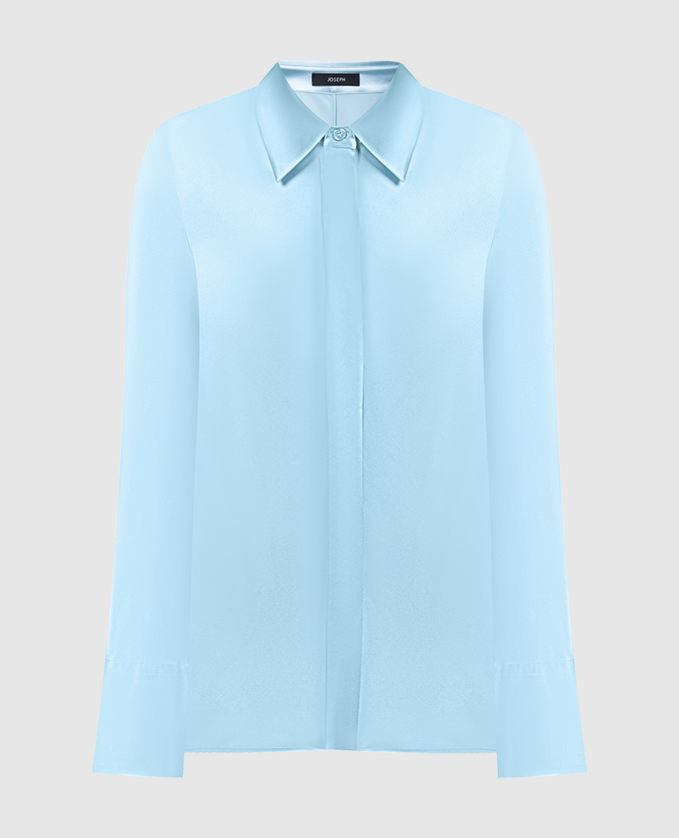 Brunel blue silk blouse