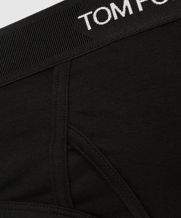Tom Ford Set of black briefs with logo T4XC11040 image 3