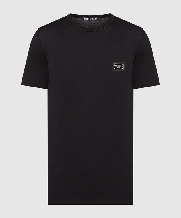 Dolce&Gabbana Black t-shirt with logo G8PT1TG7F2I