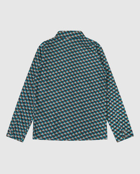 Loro Piana Дитяча сорочка в геометричним малюнком F1FAI6956