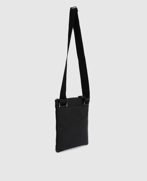 Canali Чорна шкіряна сумка через плече NA00134P226101