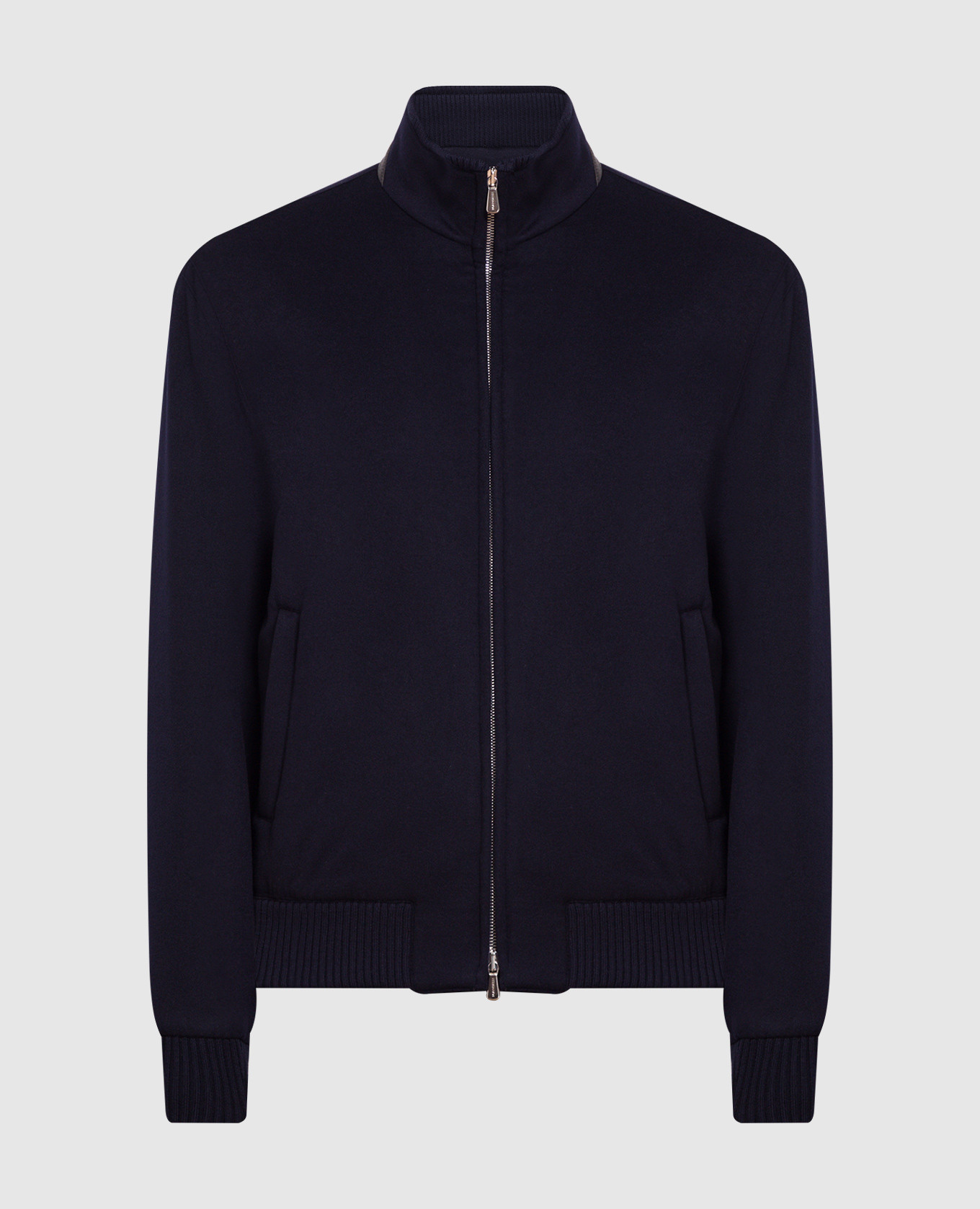 

Темно-синяя куртка из кашемира, Синий, Куртки