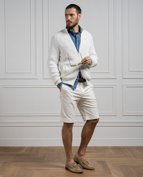 Brunello Cucinelli Синяя джинсовая рубашка MH1924008