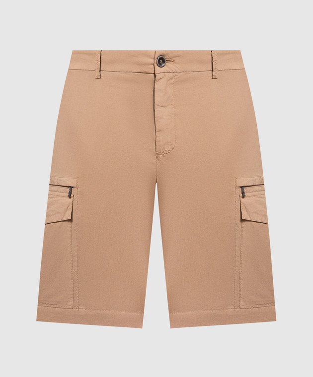 Peserico Brown cargo shorts R54617T007954