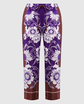 Valentino Штани штани в квітковий візерунок XB0RB4T3776