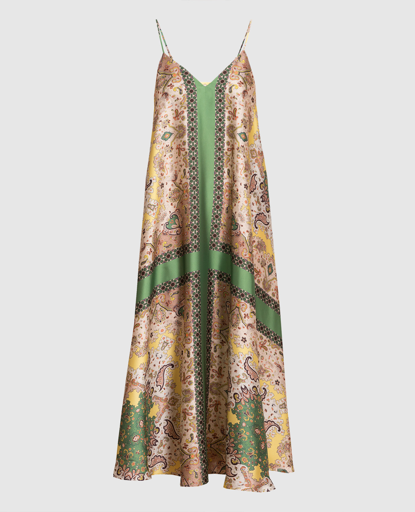 

Платье меди в принт пейсли, Разноцветный, Повседневные платья