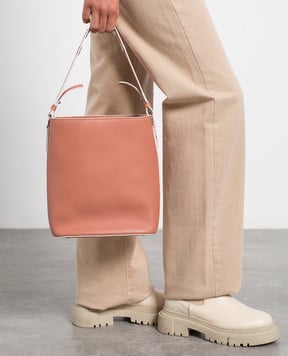Loro Piana Рожева сумка бакет-бэг Artemis Bucket F3FAI5109