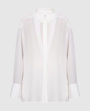 Givenchy Шелковая белая блуза BW60WX12EH