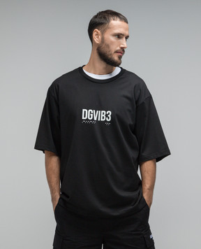 Dolce&Gabbana Чорна футболка з принтом DGVIB3 G8PB8TG7K3F