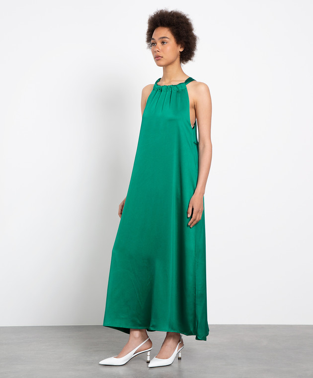Maesta Зелена сукня максі A005967046 зображення 3
