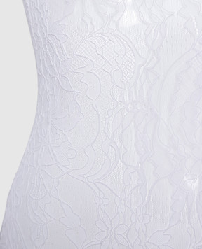 WARDROBE.NYC Біле ажурне боді W5051R14