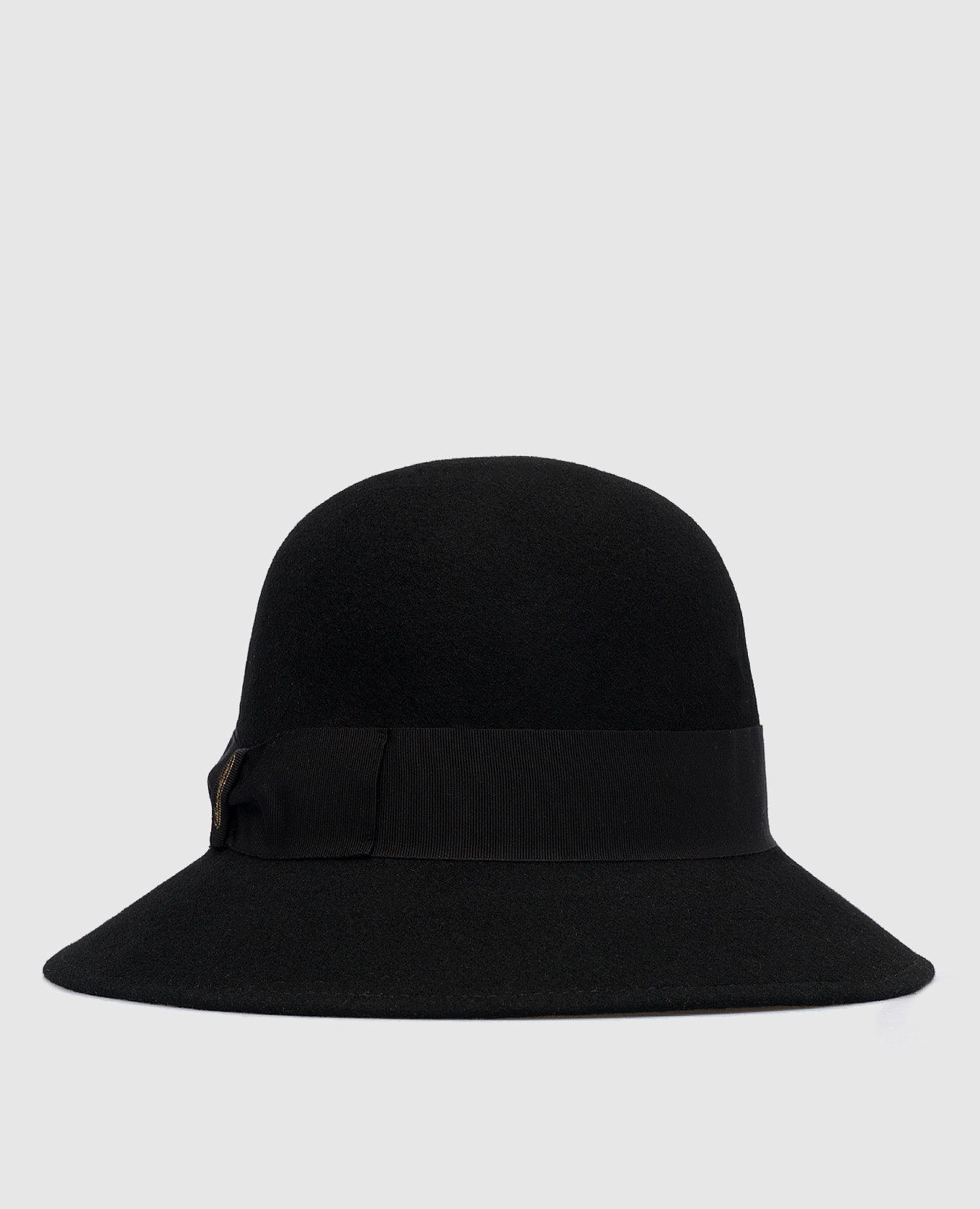 Black Mary Cloche Hat