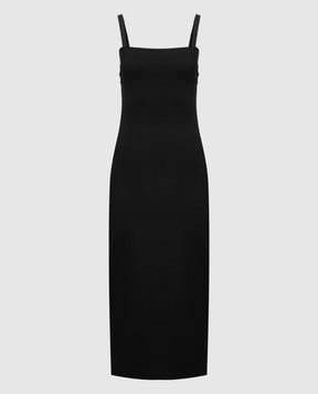 Dolce&Gabbana Черное платье макси I6AH3WFU786