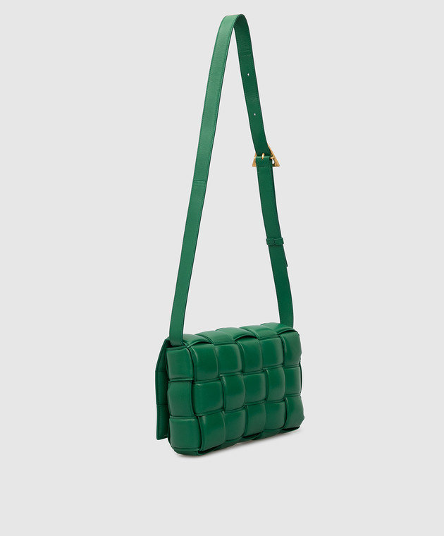 Bottega Veneta Зеленая кожаная сумка 591970VCQR1 изображение 3