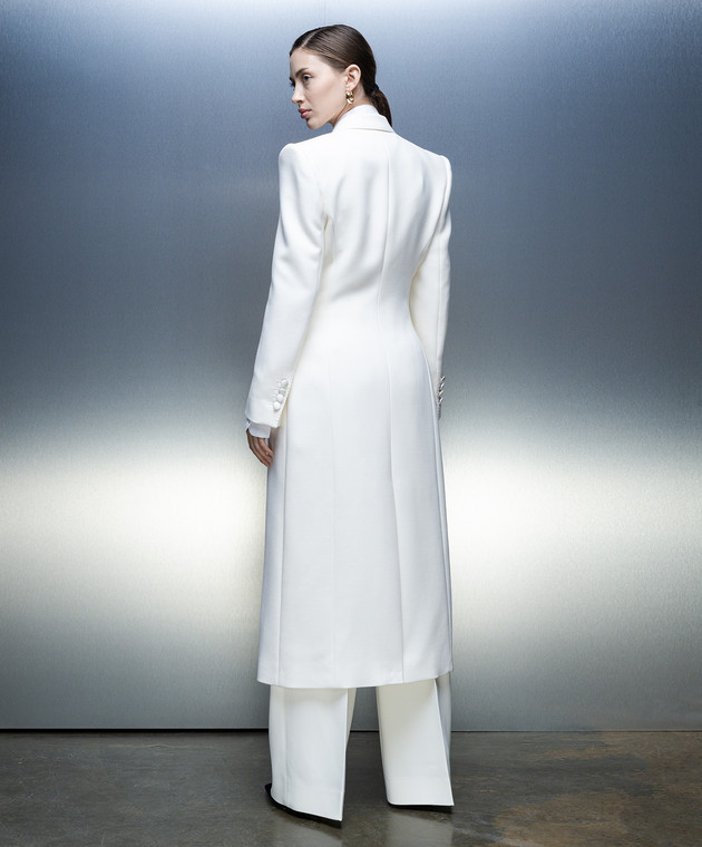 Dolce&Gabbana White double-breasted wool coat F0W0ITHUMTB image 4