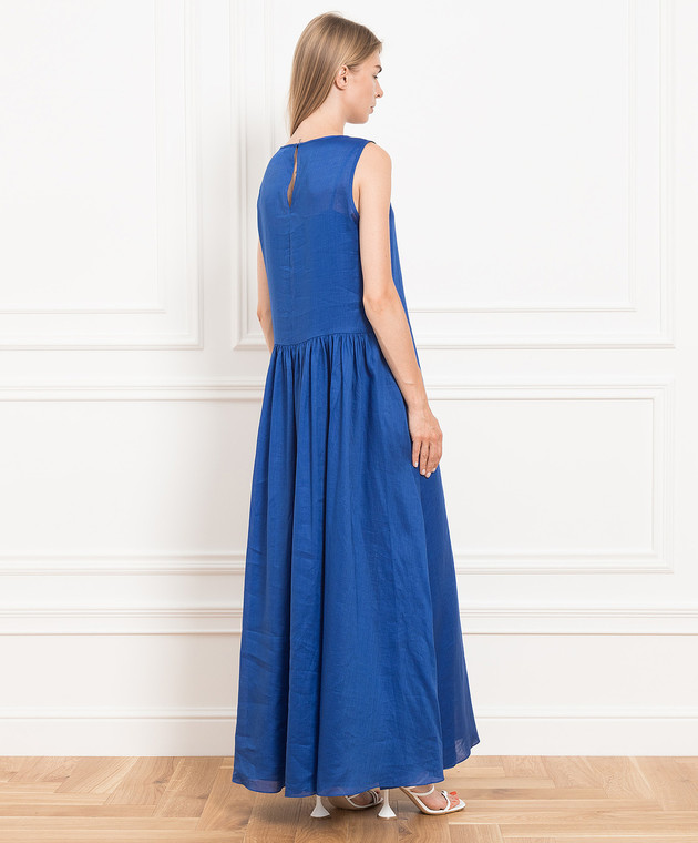 Max Mara Синя сукня SAX зображення 4