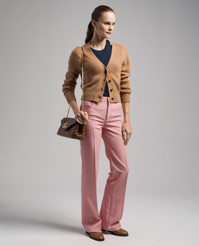 Allude Коричневий кардиган з кашеміру 23511401