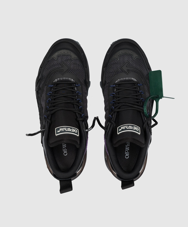 Off-White Черные комбинированные кроссовки ODSY 2000 OMIA190C99FAB003 изображение 4