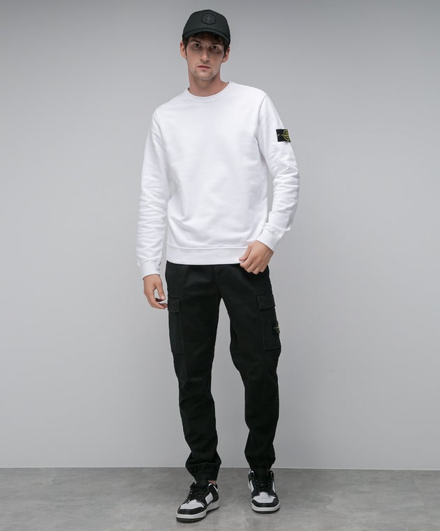 Stone island cheap white joggers