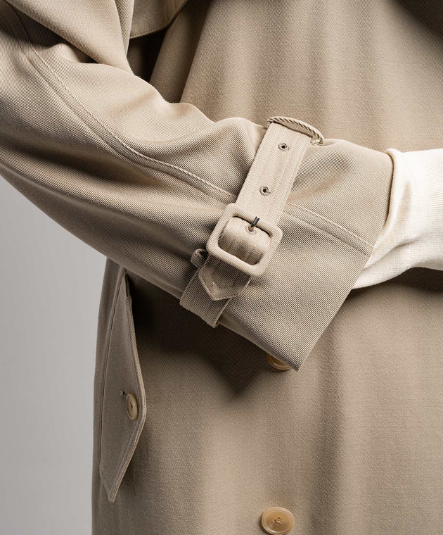 The Row Бежевый тренч из шерсти June 7487W2323 изображение 5