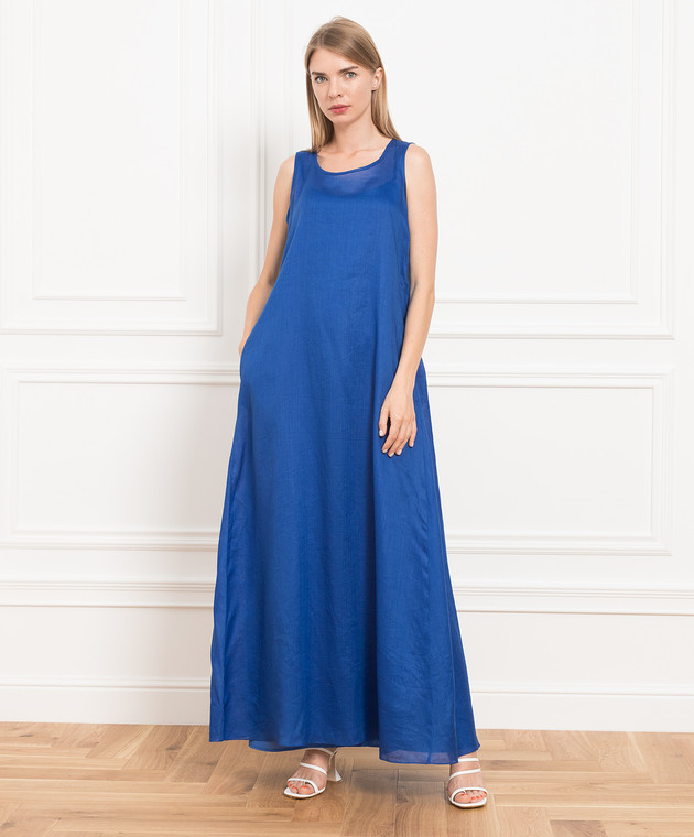 Max Mara Синя сукня SAX зображення 2