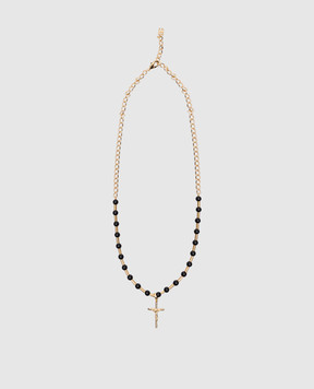 Dolce&Gabbana Золотое ожерелье DNA с подвеской WNQ2D3W1111