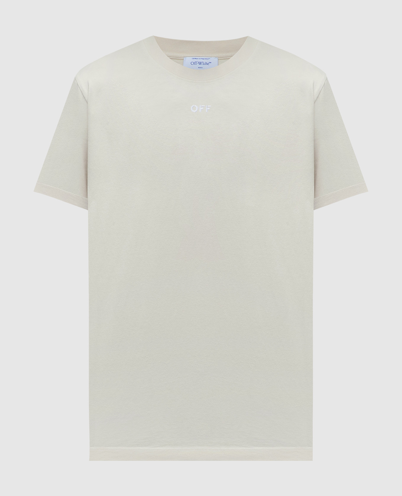 Beige t-shirt with Arrow embroidery and logo