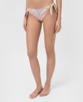 EMILIO PUCCI Трусики от купальника в принт Onde 2EMX152E897
